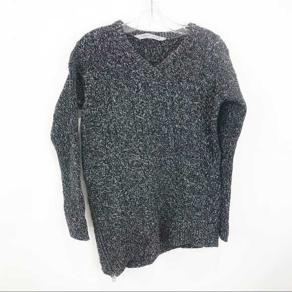 ATHLETA Northern Lights Black Gray Oversized Chunky Sweater Size XXS - Picture 2 of 8